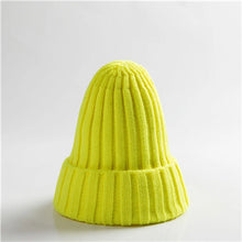 Load image into Gallery viewer, New Candy Colors Winter Women Knitted Hat Warm Soft Trendy Kpop Style Wool Beanie Elegant All-match Cap