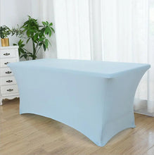 Load image into Gallery viewer, Table Cloth Wedding Decoration Stretch Banquet Table Cover Rectangle Hotel Birthday Party Meeting Room Nice Design