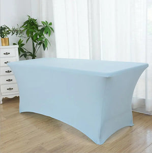 Table Cloth Wedding Decoration Stretch Banquet Table Cover Rectangle Hotel Birthday Party Meeting Room Nice Design