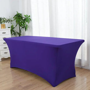 Table Cloth Wedding Decoration Stretch Banquet Table Cover Rectangle Hotel Birthday Party Meeting Room Nice Design