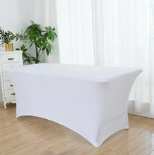 Load image into Gallery viewer, Table Cloth Wedding Decoration Stretch Banquet Table Cover Rectangle Hotel Birthday Party Meeting Room Nice Design