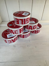 Load image into Gallery viewer, Fragile Tape Bundle of 6 x 40 Metre Reels