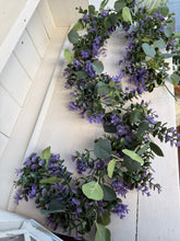 Load image into Gallery viewer, 1.8m artificial eucalyptus and lavender faux greenery garland