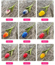 Load image into Gallery viewer, 5PCS 32CM Soft Adhesive Tulip Artificial Flower Home Model Room Decoration Tulip Wedding Hotel Decoration Flower