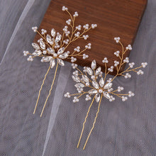 Load image into Gallery viewer, Trendy Crystal Pearl Headband Tiara Flower Headband Hairband For Women Bridal Wedding Hair Accessories Jewelry Headband Gift
