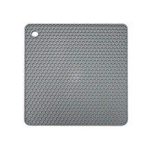 Load image into Gallery viewer, 7-inch Silicone Pot Holder, Trivet Mat, jar Opener, spoon Rest  Non Slip, Flexible, Durable, Heat Resistant Hot Pads Thicker