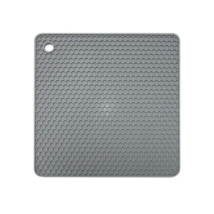 7-inch Silicone Pot Holder, Trivet Mat, jar Opener, spoon Rest  Non Slip, Flexible, Durable, Heat Resistant Hot Pads Thicker