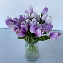 Load image into Gallery viewer, 5PCS 32CM Soft Adhesive Tulip Artificial Flower Home Model Room Decoration Tulip Wedding Hotel Decoration Flower