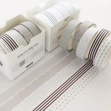 Load image into Gallery viewer, 5Pcs Sakura Washi Tape Set Basic Decorative Adhesive Tape Journal Supplies Washitape Stationery Scrapbooking Cute Masking Tape