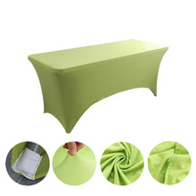 Load image into Gallery viewer, Table Cloth Wedding Decoration Stretch Banquet Table Cover Rectangle Hotel Birthday Party Meeting Room Nice Design