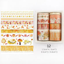 Load image into Gallery viewer, Mr Paper 26 Designs 10pcs/box Cute Cartoon Animals Washi Tapes Scrapbooking DIY Deco Creative Japanese Kawaii Masking Tapes