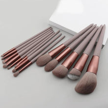 Load image into Gallery viewer, 13 PCS Makeup Brushes Set Eye Shadow Foundation Women Cosmetic Brush Eyeshadow Blush Beauty Soft Make Up Tools Bag