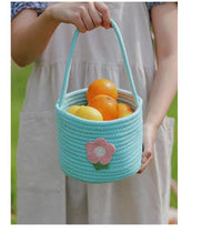 Load image into Gallery viewer, Easter Spring Rattan Storage Picnic Fruit Hanging Woven Basket