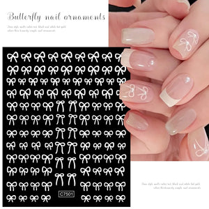 1pcs 3D Bronzing Gold Love Heart Nail Art Stickers Y2K Holographic Stars Sun Sliders Starlight DIY Decals Manicure Decoration