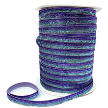 Load image into Gallery viewer, Free shipping 5 yards 3/8 &quot;10mm Khaki Glitter Velvet Ribbon Headband Clips Bow Decoration #RS-20