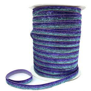 Free shipping 5 yards 3/8 "10mm Khaki Glitter Velvet Ribbon Headband Clips Bow Decoration #RS-20
