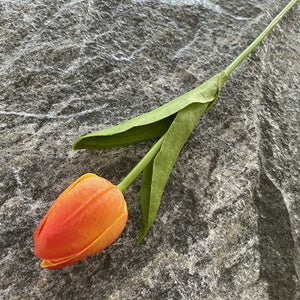 5PCS 32CM Soft Adhesive Tulip Artificial Flower Home Model Room Decoration Tulip Wedding Hotel Decoration Flower
