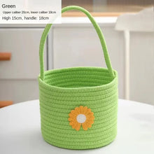 Load image into Gallery viewer, Easter Spring Rattan Storage Picnic Fruit Hanging Woven Basket