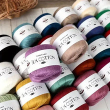 Load image into Gallery viewer, Silk Cotton Yarn - Fine Lace Thread for Crochet, Knitting Sweater,Shawls, Scarves, and DIY Crafts, Soft Durable Yarn 1.76oz/pc