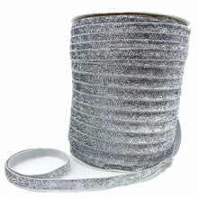 Load image into Gallery viewer, Free shipping 5 yards 3/8 &quot;10mm Khaki Glitter Velvet Ribbon Headband Clips Bow Decoration #RS-20