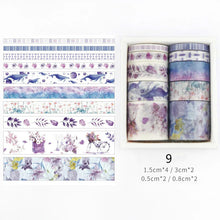 Load image into Gallery viewer, Mr Paper 26 Designs 10pcs/box Cute Cartoon Animals Washi Tapes Scrapbooking DIY Deco Creative Japanese Kawaii Masking Tapes