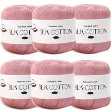 Load image into Gallery viewer, Silk Cotton Yarn - Fine Lace Thread for Crochet, Knitting Sweater,Shawls, Scarves, and DIY Crafts, Soft Durable Yarn 1.76oz/pc