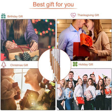 Load image into Gallery viewer, 1piece 12 Tubes Aluminum Alloy Wind Chimes with Hook Gold/silver Bells for Outside Home Wedding Party Memorial Decoration Gifts