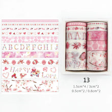 Load image into Gallery viewer, Mr Paper 26 Designs 10pcs/box Cute Cartoon Animals Washi Tapes Scrapbooking DIY Deco Creative Japanese Kawaii Masking Tapes