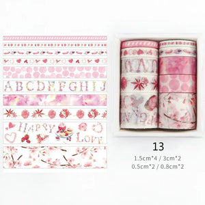 Mr Paper 26 Designs 10pcs/box Cute Cartoon Animals Washi Tapes Scrapbooking DIY Deco Creative Japanese Kawaii Masking Tapes