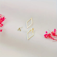 Load image into Gallery viewer, Retro Minimalist Geometric Square Detachable Triangles Stud Earrings for Women Fashion Jewelry Accessories Party Gifts