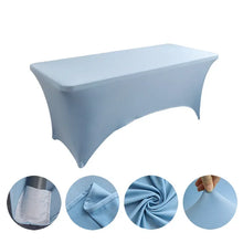 Load image into Gallery viewer, Table Cloth Wedding Decoration Stretch Banquet Table Cover Rectangle Hotel Birthday Party Meeting Room Nice Design
