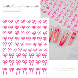 1pcs 3D Bronzing Gold Love Heart Nail Art Stickers Y2K Holographic Stars Sun Sliders Starlight DIY Decals Manicure Decoration