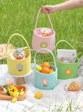 Load image into Gallery viewer, Easter Spring Rattan Storage Picnic Fruit Hanging Woven Basket