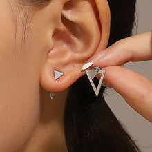 Load image into Gallery viewer, Retro Minimalist Geometric Square Detachable Triangles Stud Earrings for Women Fashion Jewelry Accessories Party Gifts