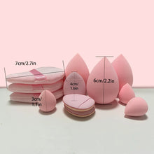 Load image into Gallery viewer, 12pcs Small, medium and large combination set Makeup Puff Essential for beginners