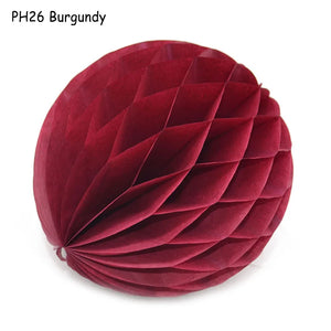 5pcs/lot 10/15cm Decorative Paper Honeycomb Ball Pastel Flower Wedding Kid Birthday Party Decoration Baby Shower Supplies8Z