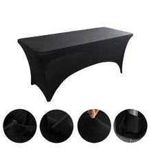Load image into Gallery viewer, Table Cloth Wedding Decoration Stretch Banquet Table Cover Rectangle Hotel Birthday Party Meeting Room Nice Design