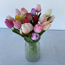 Load image into Gallery viewer, 5PCS 32CM Soft Adhesive Tulip Artificial Flower Home Model Room Decoration Tulip Wedding Hotel Decoration Flower