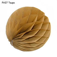 Load image into Gallery viewer, 5pcs/lot 10/15cm Decorative Paper Honeycomb Ball Pastel Flower Wedding Kid Birthday Party Decoration Baby Shower Supplies8Z