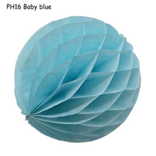 Load image into Gallery viewer, 5pcs/lot 10/15cm Decorative Paper Honeycomb Ball Pastel Flower Wedding Kid Birthday Party Decoration Baby Shower Supplies8Z
