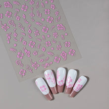Load image into Gallery viewer, 1pcs 3D Bronzing Gold Love Heart Nail Art Stickers Y2K Holographic Stars Sun Sliders Starlight DIY Decals Manicure Decoration