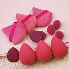 Load image into Gallery viewer, 12pcs Small, medium and large combination set Makeup Puff Essential for beginners
