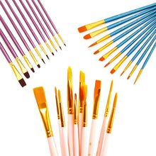 Load image into Gallery viewer, 6/10pcs set Nylon Hair Paint Brush Set Drawing Art Supplies