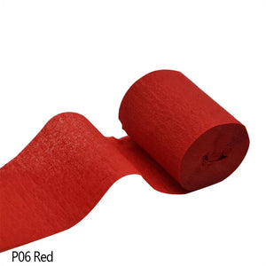 32ft 10m Crepe Paper Streamers DIY Paper Garland Photography Backdrops  For Wedding Birthday Party Baby Shower Venue Decoration