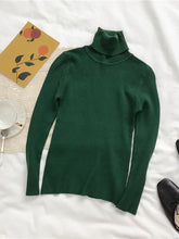 Load image into Gallery viewer, Turtleneck Sweater Womens 2024 Autumn Winter Tops Korean Slim Women Pullover Jumper Knitted Sweater Pull Femme Hiver Truien
