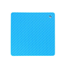 Load image into Gallery viewer, 7-inch Silicone Pot Holder, Trivet Mat, jar Opener, spoon Rest  Non Slip, Flexible, Durable, Heat Resistant Hot Pads Thicker