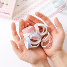Load image into Gallery viewer, 20 rolls Washi Tape Set Simple Thin Masking Tape For DIY Arts Crafts Gift Wrapping Journaling Scrapbooking Labeling Coding Deco