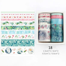 Load image into Gallery viewer, Mr Paper 26 Designs 10pcs/box Cute Cartoon Animals Washi Tapes Scrapbooking DIY Deco Creative Japanese Kawaii Masking Tapes