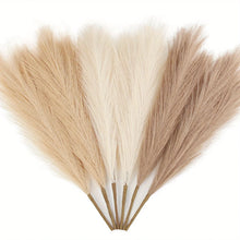 Load image into Gallery viewer, 6PCS Artificial Pampas Grass Decor Flowers Fake Plant Reed for DIY Floral Table Arrange Flower Wedding Home Christmas Decoration