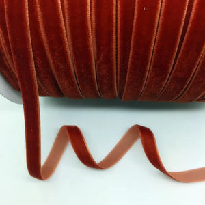 5 Yards 3/8"(10mm) Velvet Ribbon Wedding Party Decoration Handmade  Gift Wrapping Hair Bows DIY Christmas